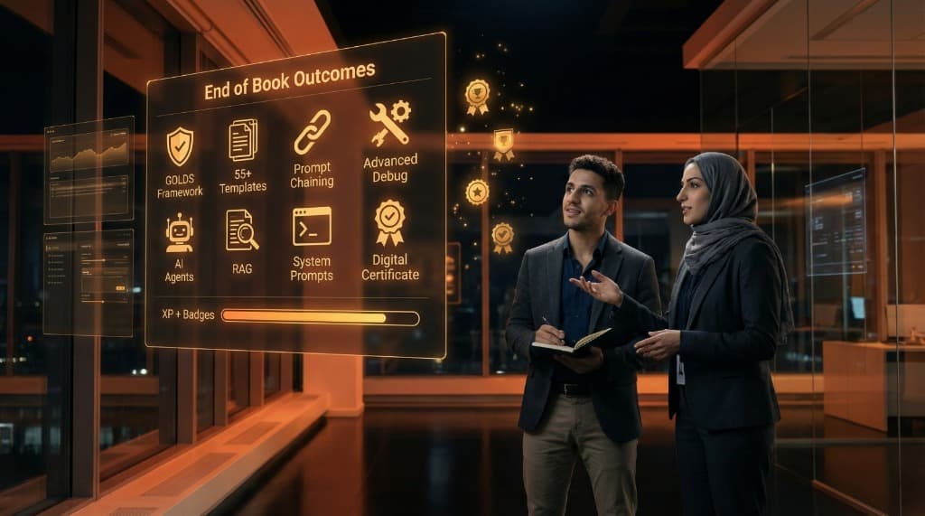 الوعد: مخرجات نهاية الكتاب وإطار GOLDS والقوالب والشهادة