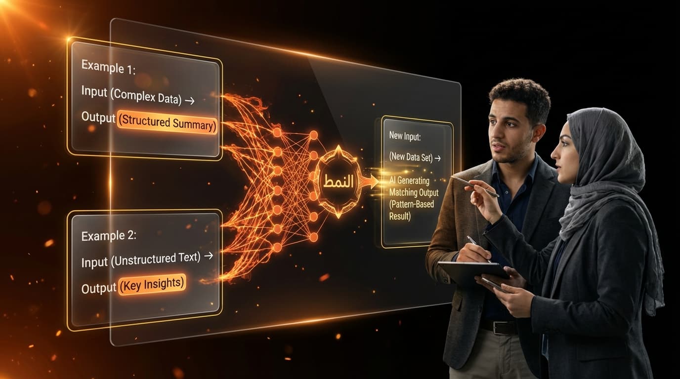 Few-shot المتقدم: التعليم بالأمثلة