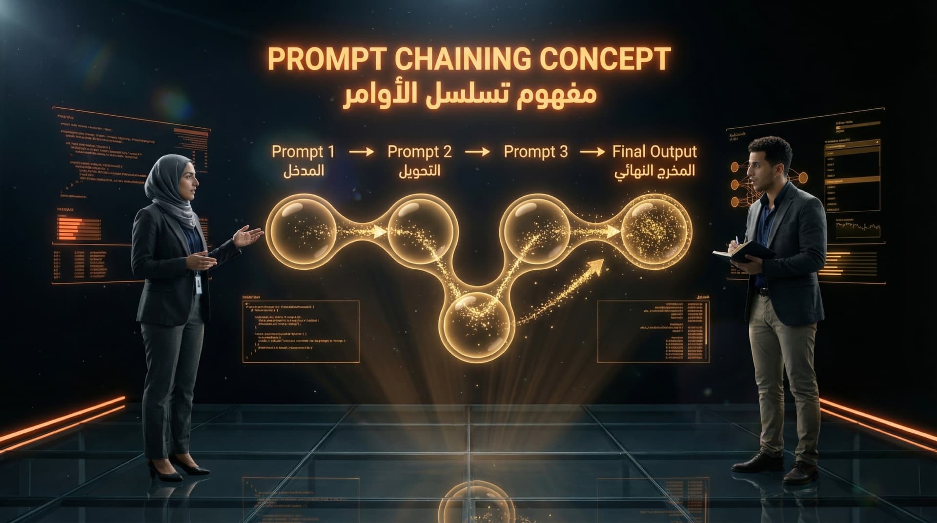 البرومبتات المتسلسلة: سر المحترفين