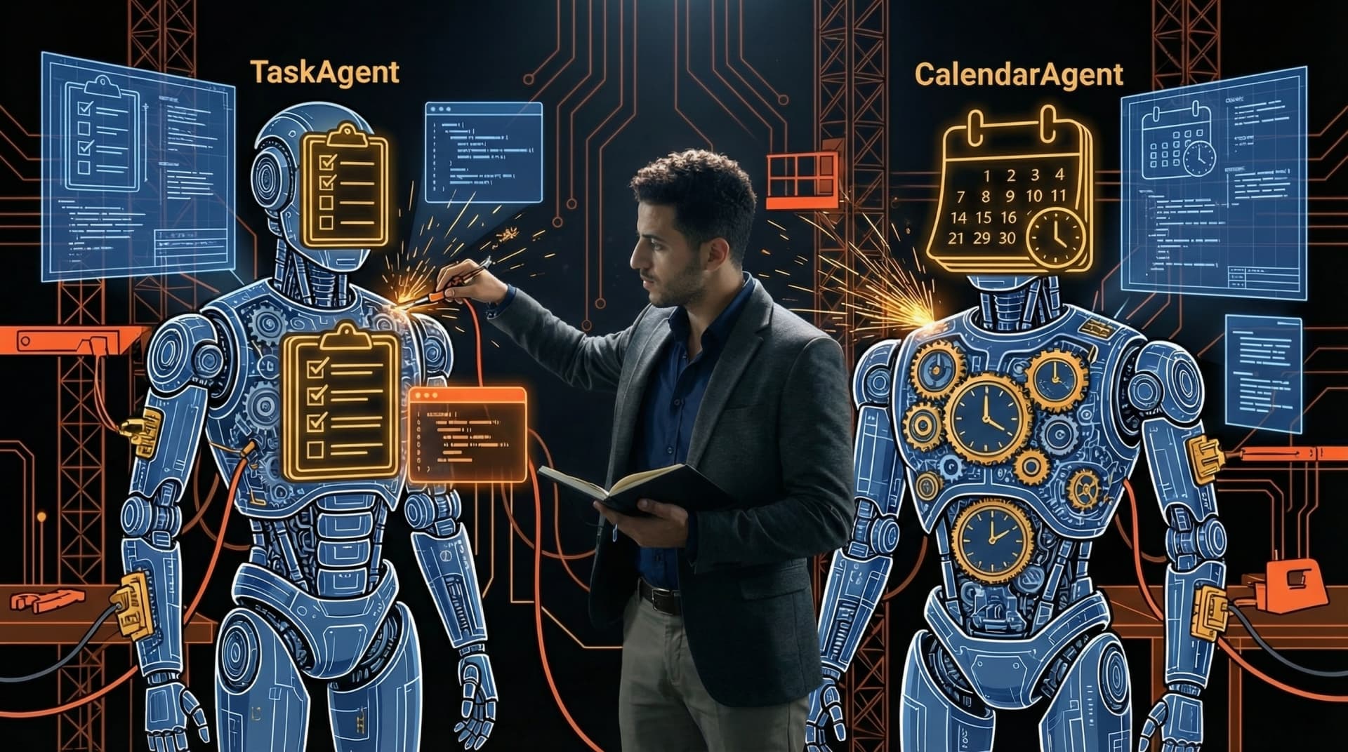 بناء وكلاء المهام